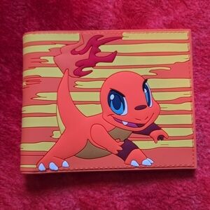 New charmander pokemon nintendo anime manga leather wallet